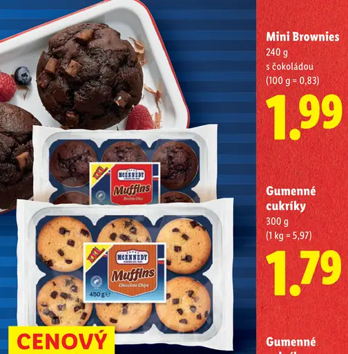 McEnnedy Mini Brownies s čokoládou