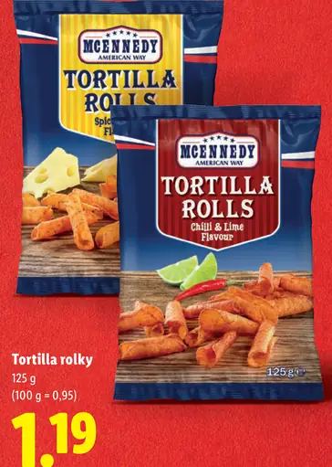 McEnnedy tortilla rolky