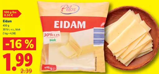 Pilos Eidam syr blok