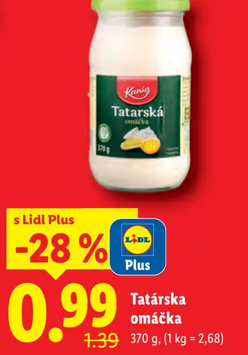 Kania Tatárska omáčka/Majonéza