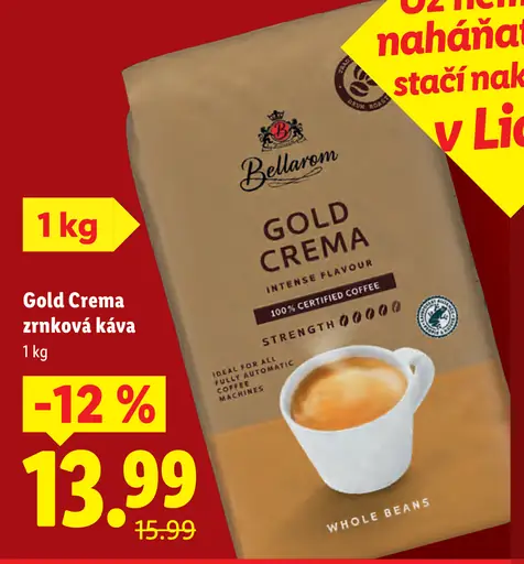 Bellarom zrnková káva Gold Crema