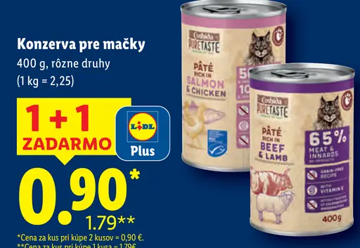 Orlando konzerva pre mačky Pâté Beef & Lamb