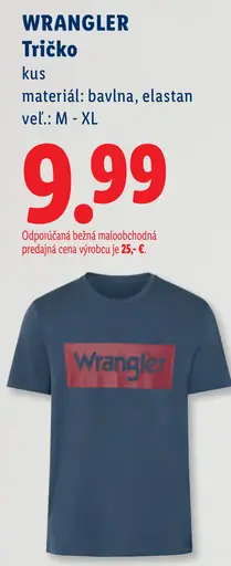 Wrangler pánske tričko