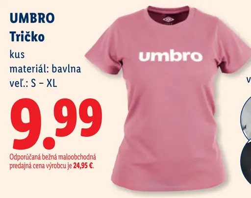 Umbro dámske tričko