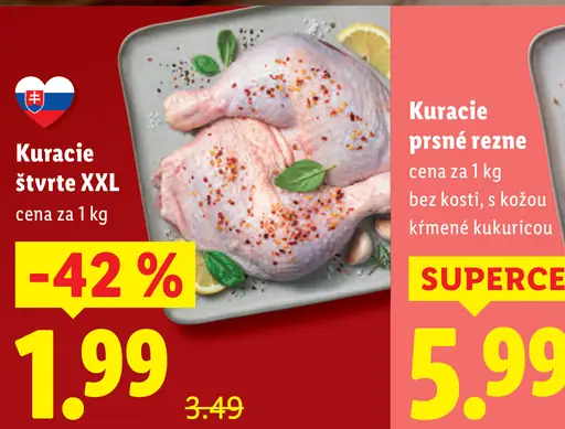 Kuracie štvrte XXL