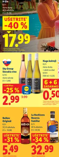 H Gin ochutený gin