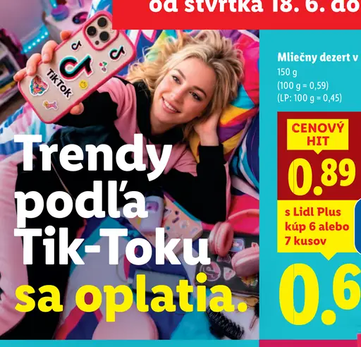 Polmlek mliečny dezert v kapsičke