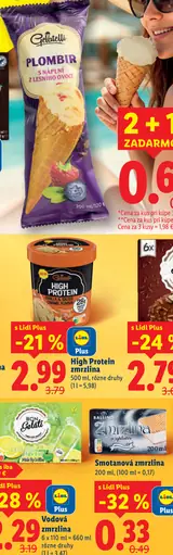 Gelatelli Plombir zmrzlina s náplňou z lesného ovocia