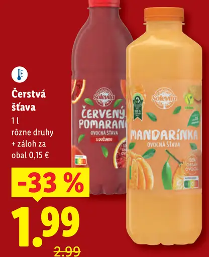 Solevita Čerstvá ovocná šťava
