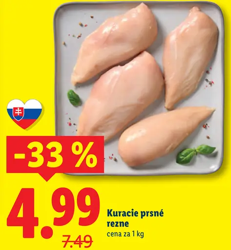 Kuracie prsia rezne