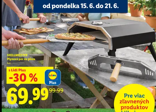 Grillmeister plynová pec na pizzu