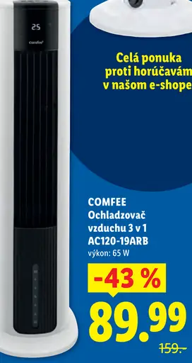 Comfee ochladzovač vzduchu 3 v 1 AC120-19ARB