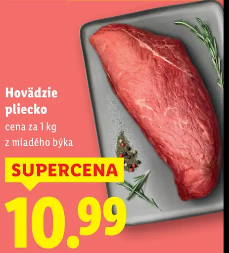 Hovädzie plecko z mladého býka