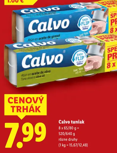 Calvo tuniak v oleji