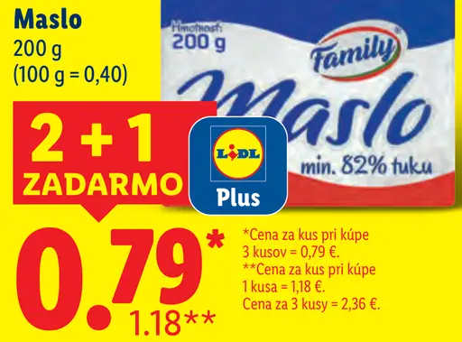 Lidl maslo