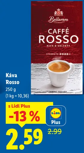 Bellarom Caffé Rosso káva