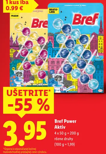 Bref Power Aktiv WC bloky