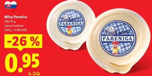 Milsy parenica údená / neúdená