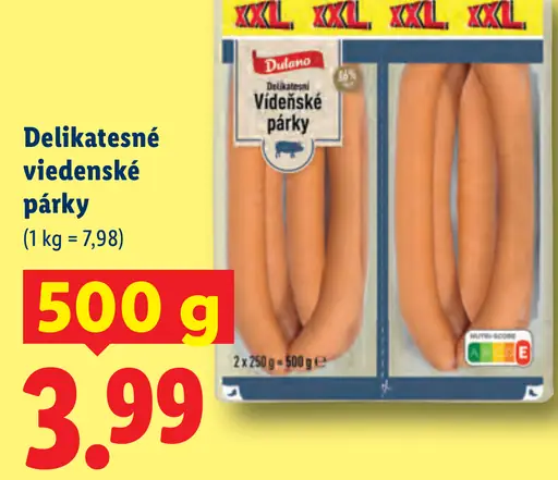 Dulano Delikatesní viedenské párky