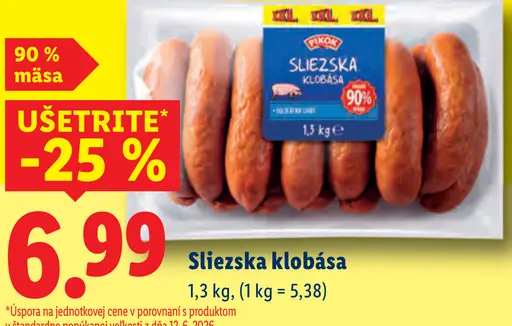 Sliezska Klobása