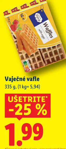 Tastino vaječné vafle