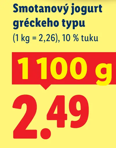 Milbona smotanový jogurt gréckeho typu creamy