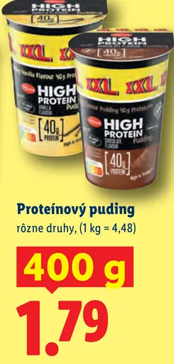 Milbona High Protein proteínový puding