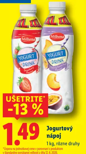Milbona Jogurtový nápoj