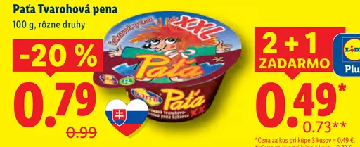 Patá tvarohová pena
