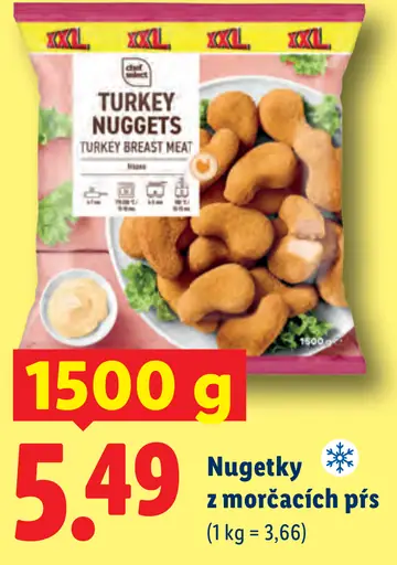 XXL Turkey Nuggets z morčacích pŕs