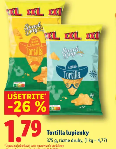 Snack Day Tortilla rolky