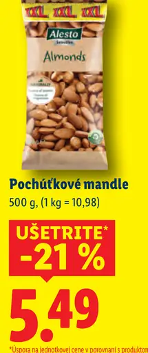 Alesto Pochúťkové mandle
