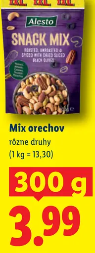 Alesto Zmes orechov
