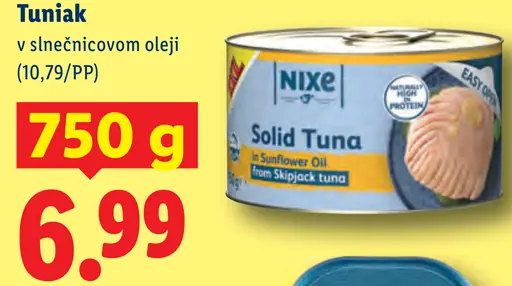 Nixe tuniak v slnečnicovom oleji