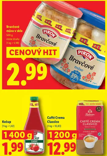 Pikok Bravčové mäso v skle