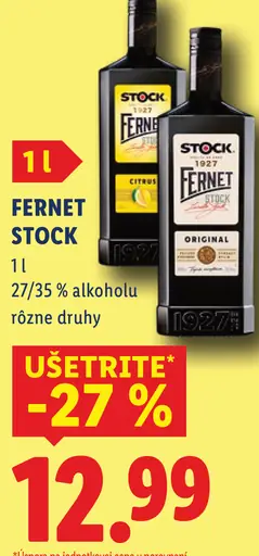 Fernet Stock bylinný likér