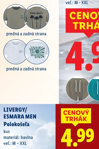 Livergy/Esmara Men pánska polokošeľa