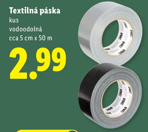 Textilná páska vodoodolná
