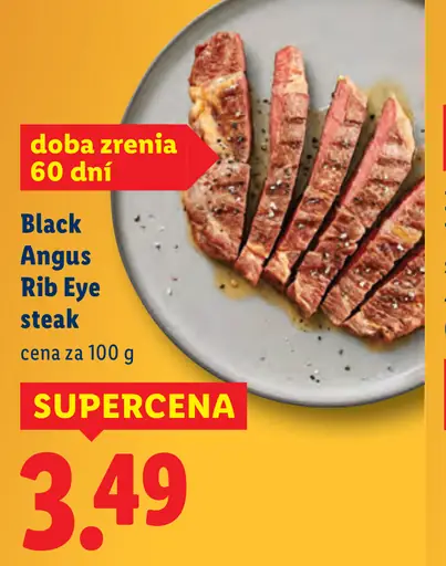 Black Angus Rib Eye steak