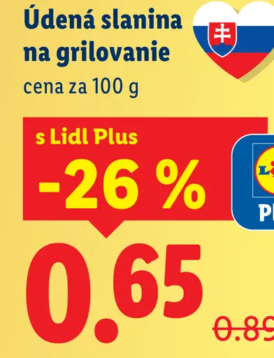 Údená slanina na grilovanie