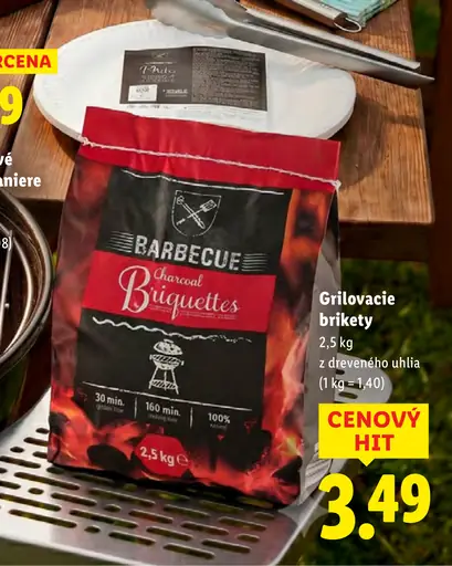 Brikety z dreveného uhlia