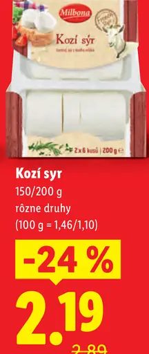 Milbona Kozí syr