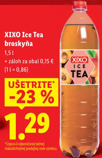 XIXO Ice Tea broskyňa