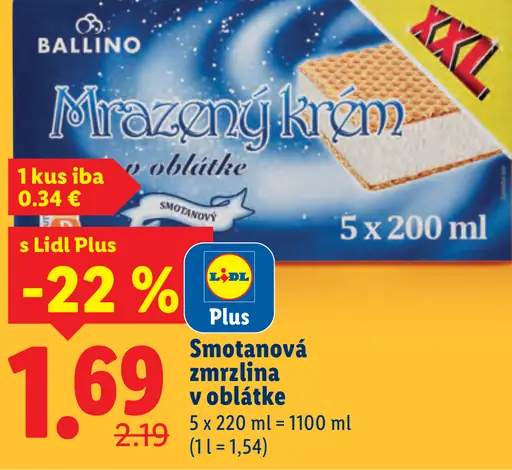Ballino Smotanová zmrzlina
