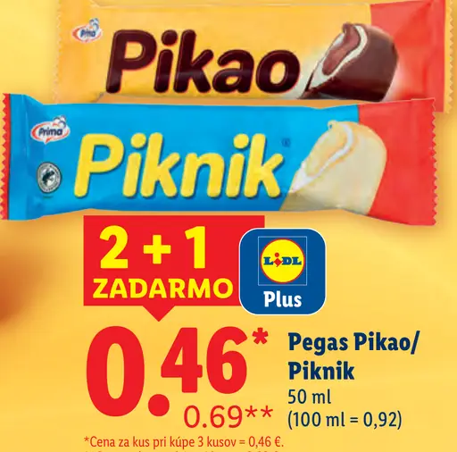 Pegas Piknik zmrzlina