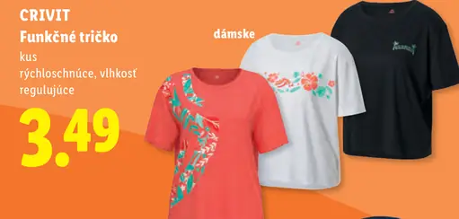 Crivit dámske funkčné tričko