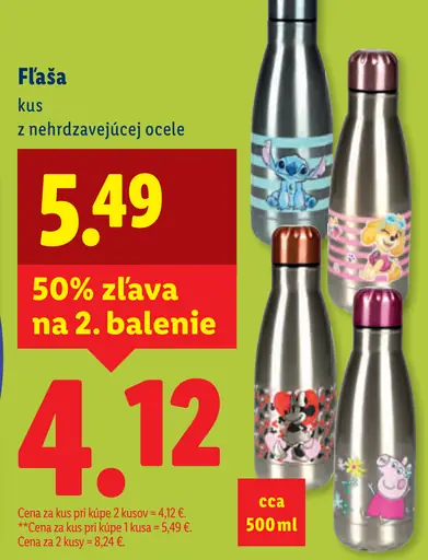 Fľaša z nehrdzavejúcej ocele