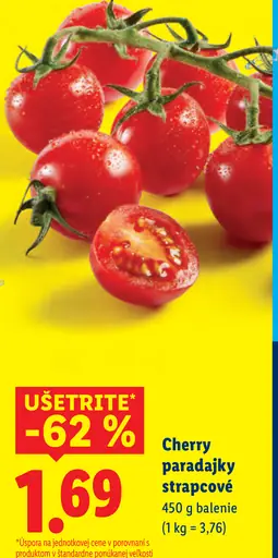 Paradajky cherry strapcové