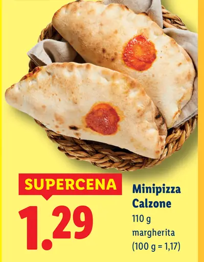 Minipizza Calzone Margherita