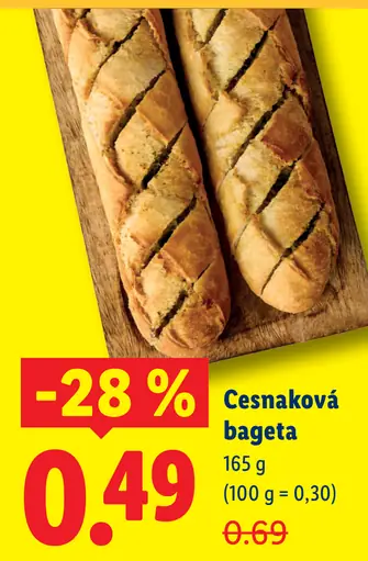 Cesnaková bageta